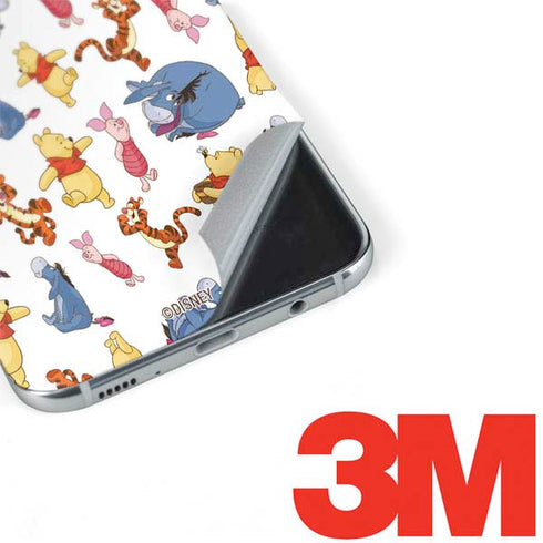 Disney Winnie the Pooh Character Pattern Galaxy S8 Plus Skin